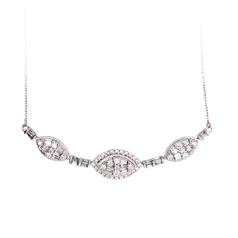 14K 0.90CT DIAM NECKLACE