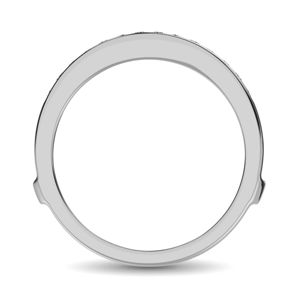 Diamond 3/4 Ct.Tw. Guard Ring in 10K White Gold