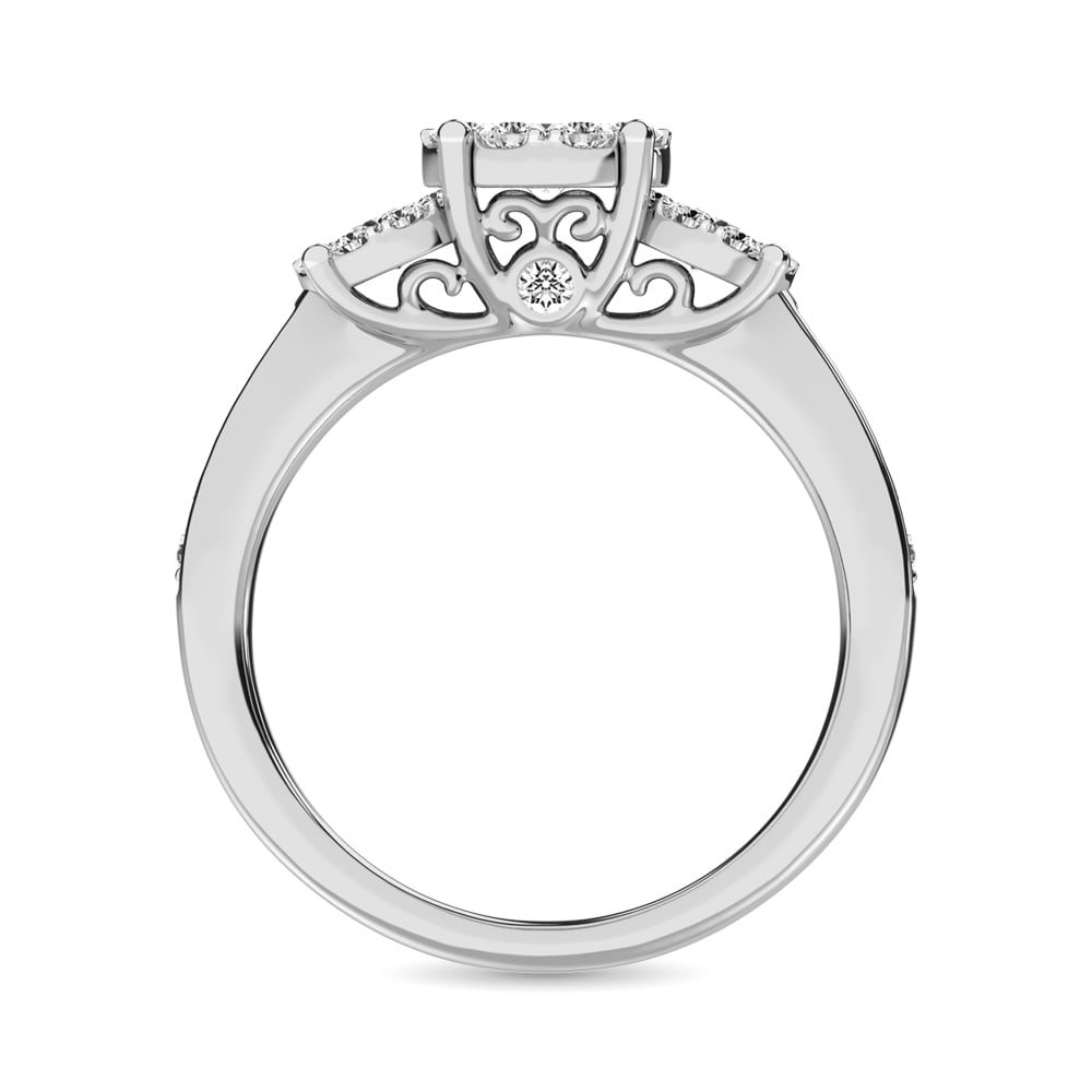 14K White Gold 2 Ct.Tw. Diamond Fashion Ring