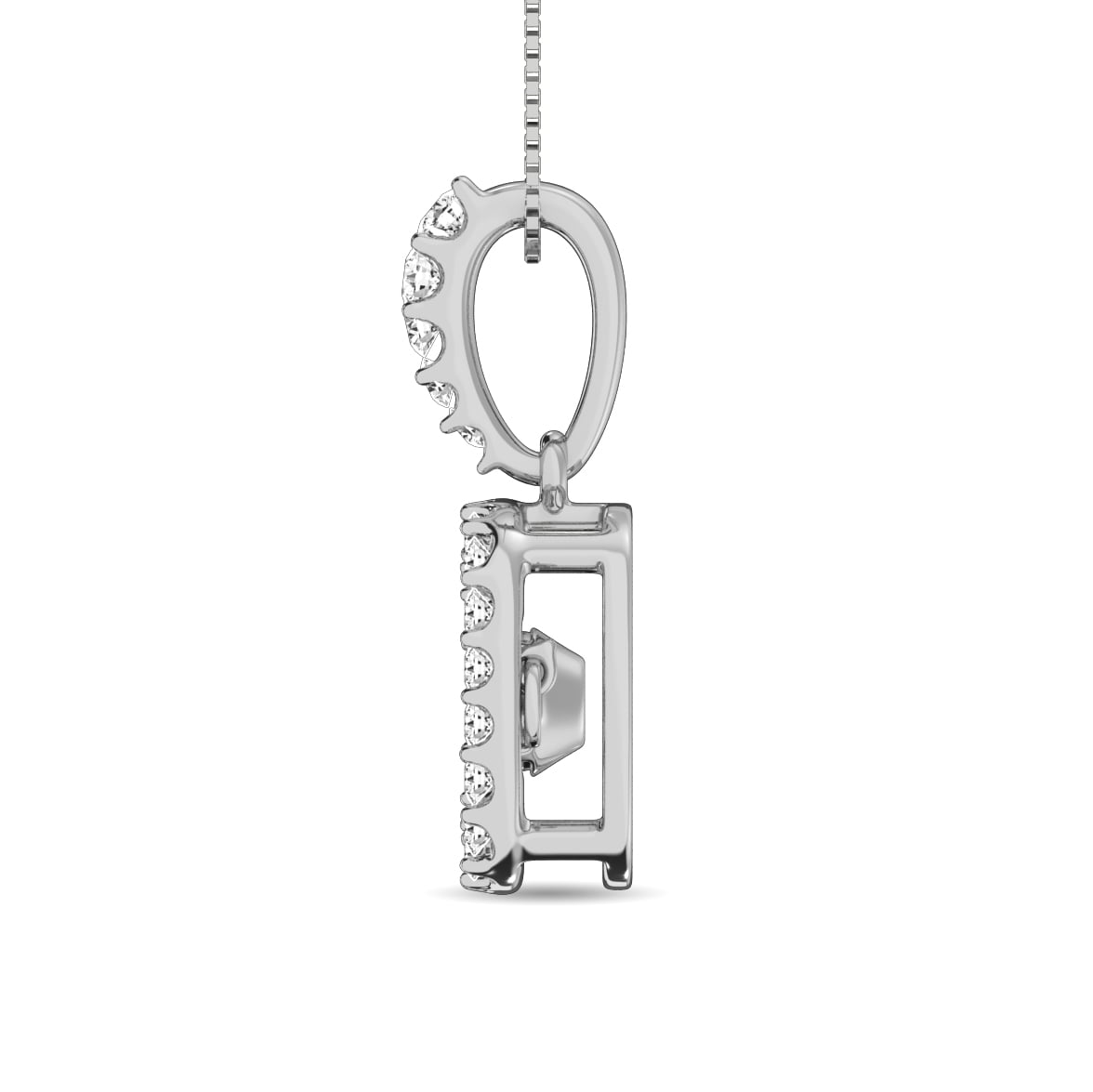 Diamond 1 3/8 Ct.tw Fashion Pendant in 14K White Gold
