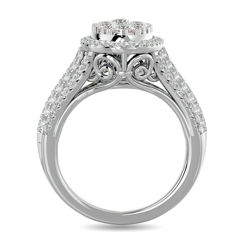 Diamond 2 Ct.tw Engagement Ring in 14K White Gold