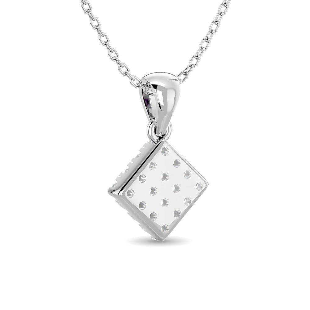 Diamond 1/5 Ct.tw Fashion Pendant in 10K White Gold