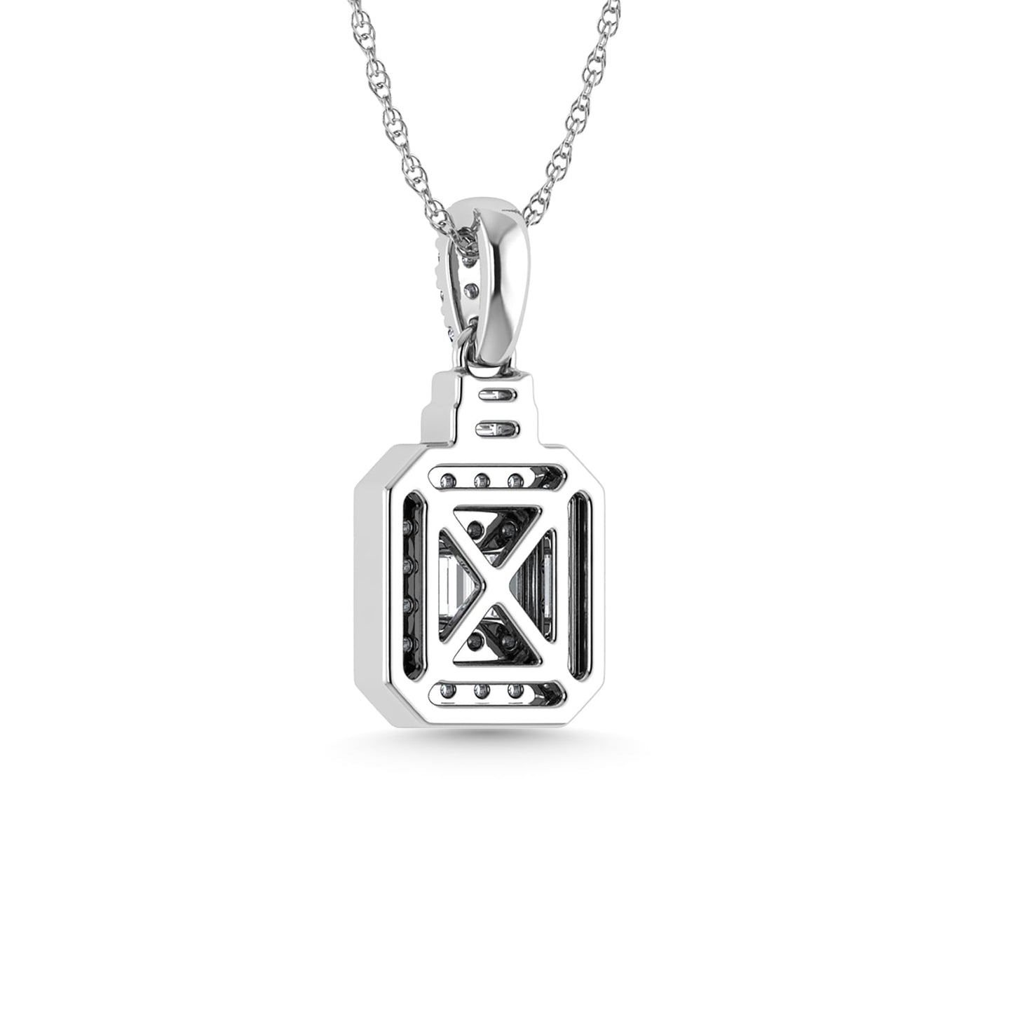 Diamond 1/3 Ct.Tw. Fashion Pendant in 14K White Gold