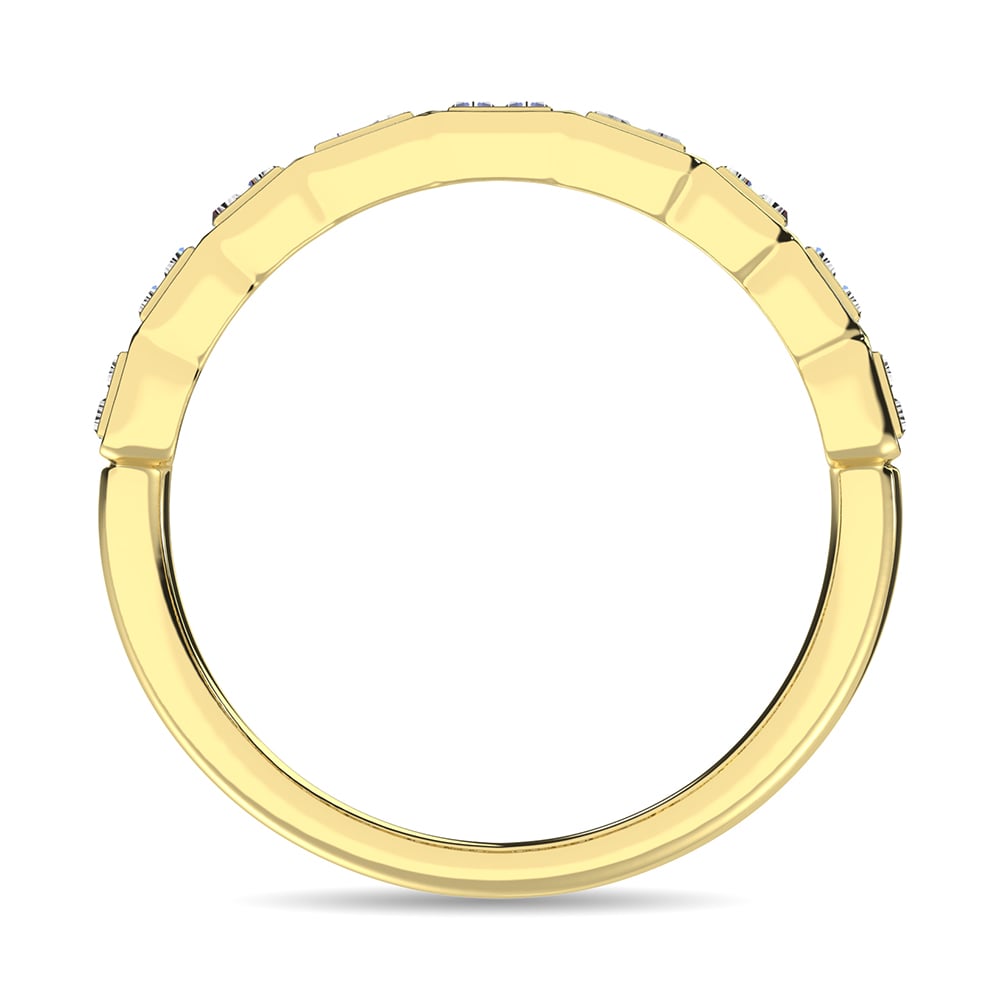Diamond 1/3 Ct.Tw. Baguette Fashion Ring in 14K Yellow Gold