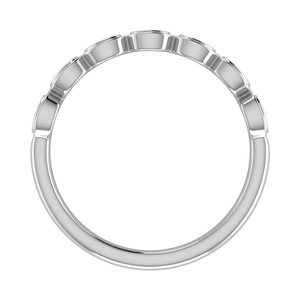 Diamond 1/6 Ct.Tw. Stack Band in 10K White Gold