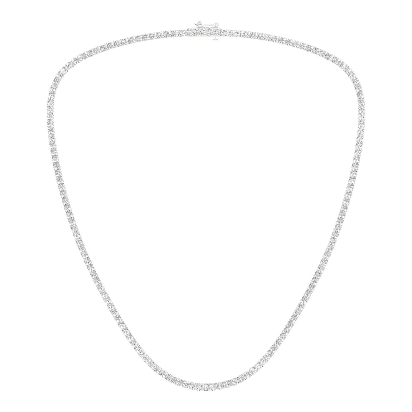 14K 10.00CT Certified Lab Grown Diamond Necklace ( IGI Certified )