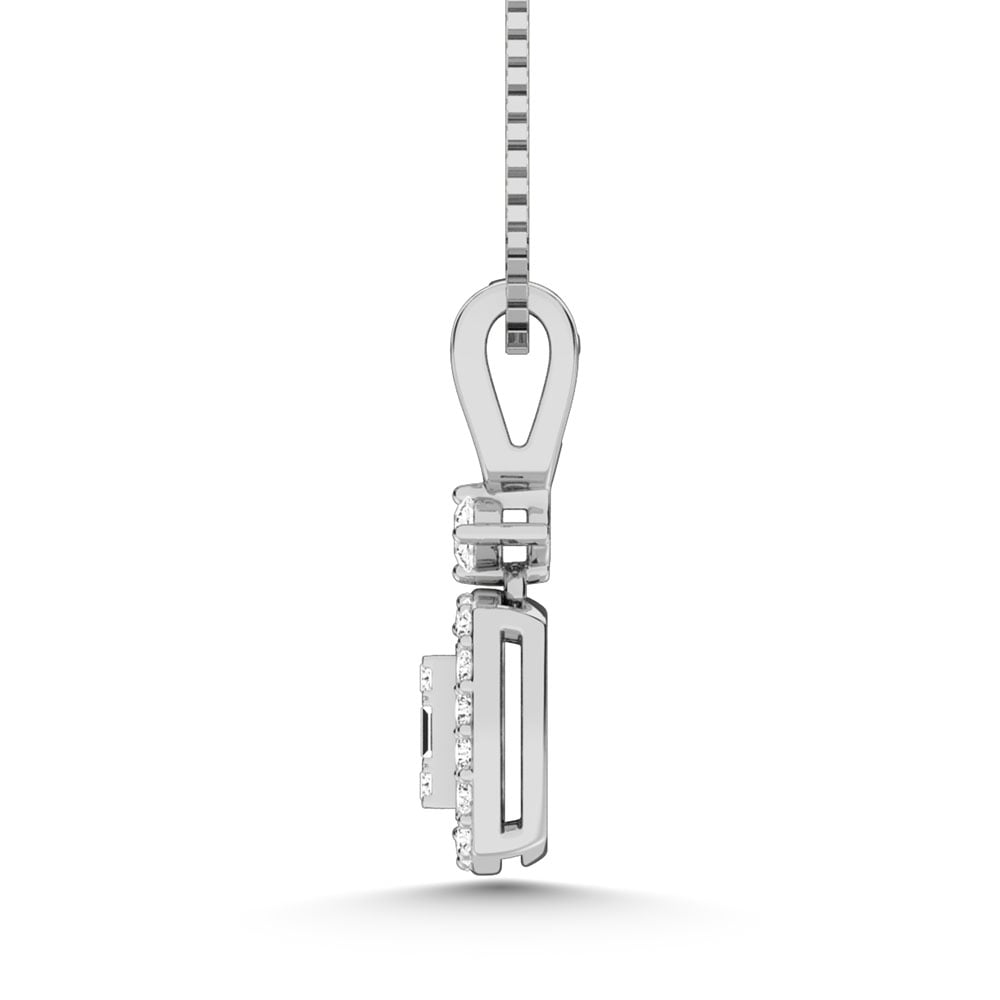 14K White Gold Diamond 1/3 Ct.Tw. Fashion Pendant