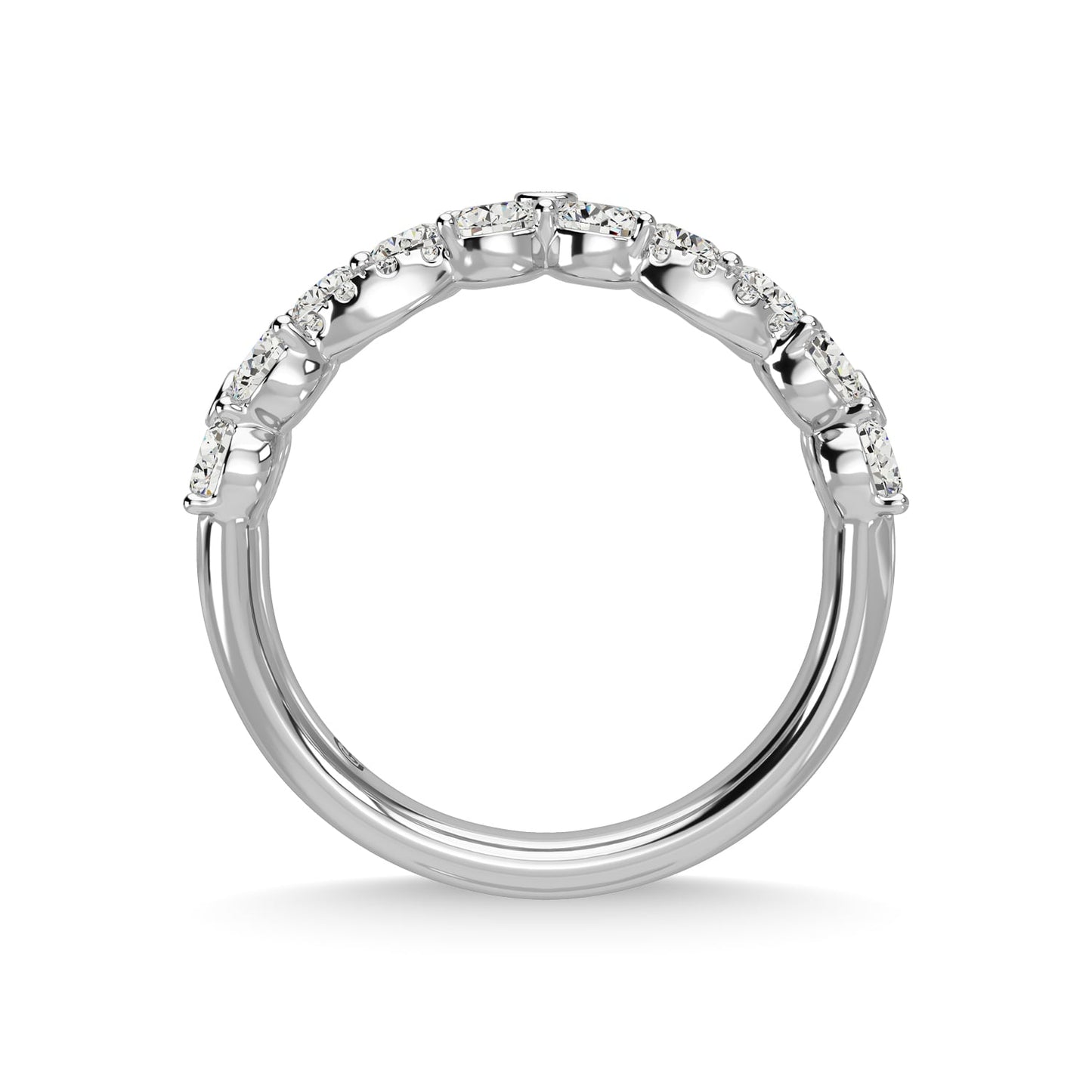 14K White Gold Diamond 2 Ct.Tw. Fashion Ring
