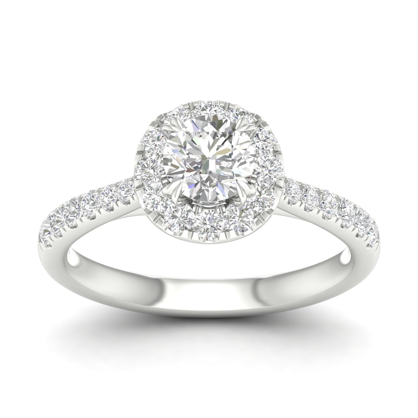 14K 1.00CT Lab Grown Diamond Engagement Ring