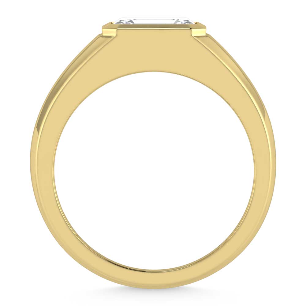 14K Yellow Gold Lab Grown Diamond 2 Ct.Tw. Mens Band
