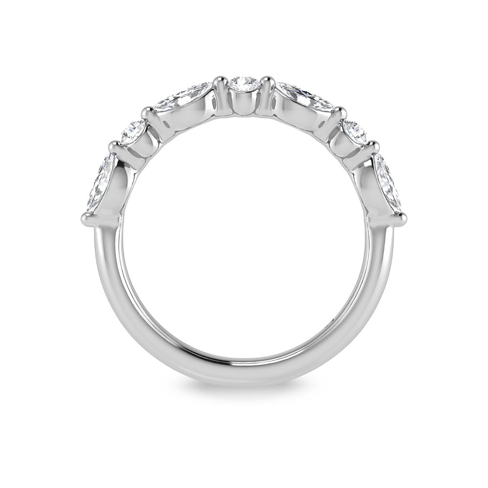 14K White Gold Lab Grown Diamond 1/2 ct.tw. IGI Certified Wedding Band