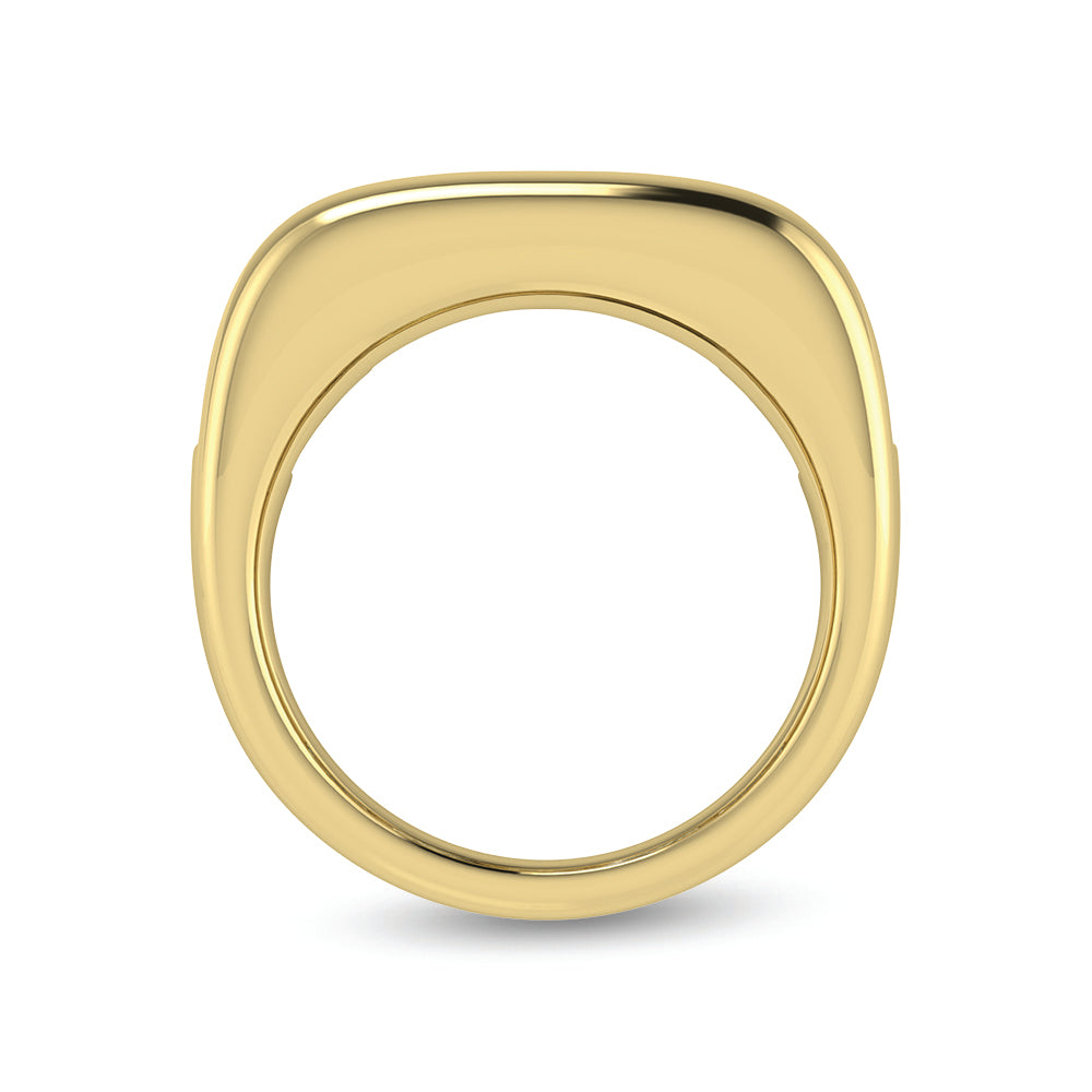 14K Yellow Gold Lab Grown Diamond 5 Ct.Tw. Men?s Wedding Band