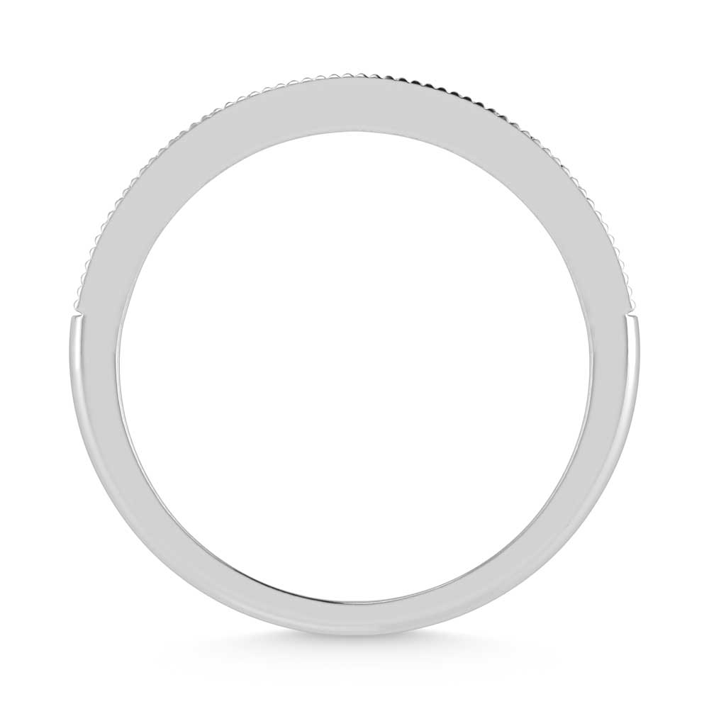 14K White Gold Lab Grown Diamond 1/6 Ct.Tw. Stack Band