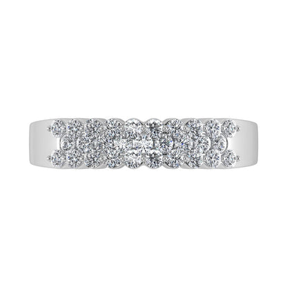 Diamond 1/2 Ct.Tw. Fashion Band in 14K White Gold