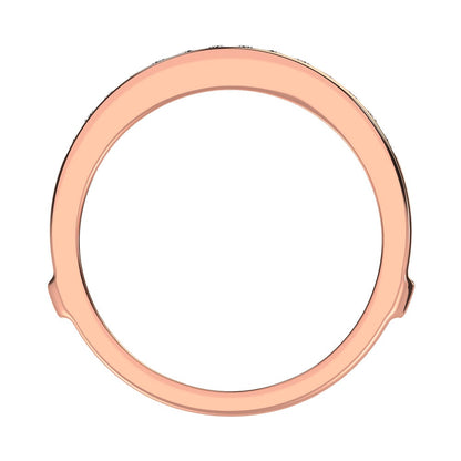 Diamond 1/4 Ct.Tw. Guard Ring in 10K Rose Gold