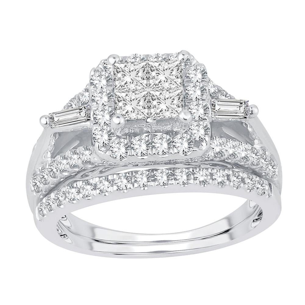 14K 1.50ct Diamond Bridal Ring