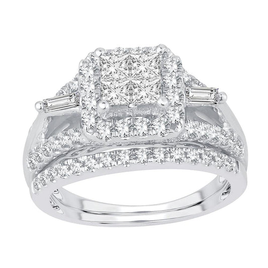 14K 1.50ct Diamond Bridal Ring