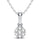14K 0.15CT Diamond Pendant