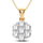 14K 0.75CT Diamond Pendant