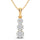 10K 0.50CT Diamond Pendant