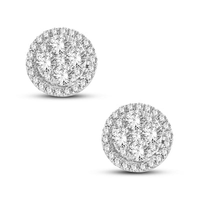 14K 0.67CT Diamond Earring