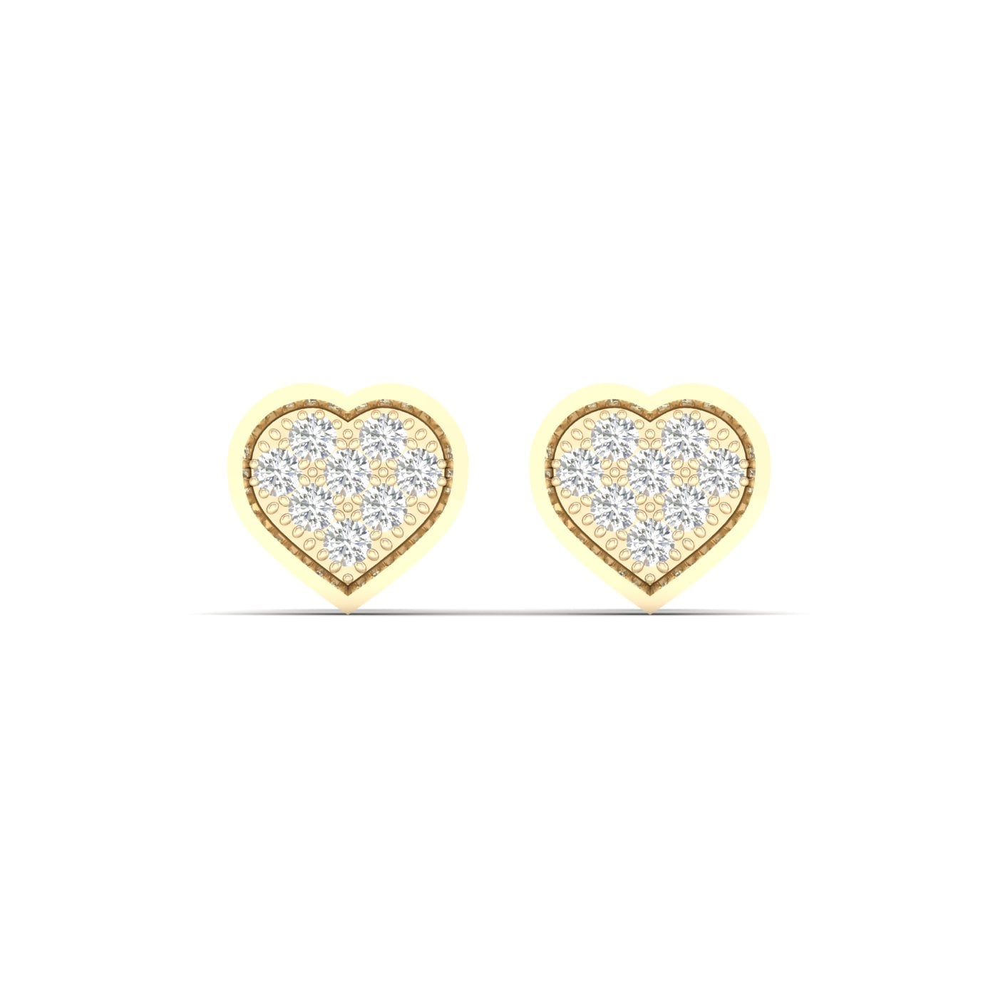10K 0.05CT Diamond Earring