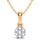 14K 0.15CT Diamond Pendant