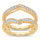 14K 0.33CT DIAMOND RING GUARD