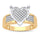 10K 0.19CT Diamond Ring