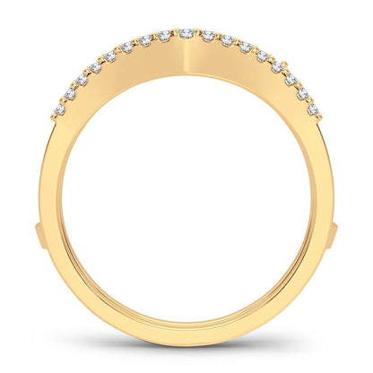 14K 0.25CT Diamond Ring Guard