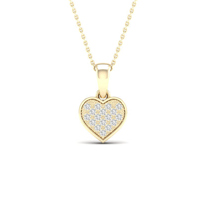 10K 0.05CT Diamond Pendant