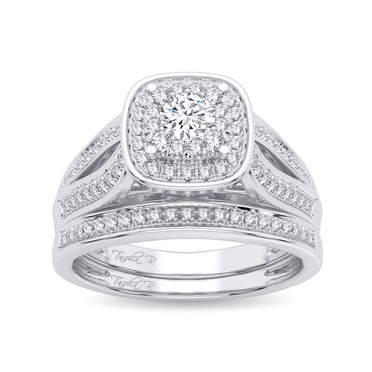 14K 0.40CT DIAMOND BRIDAL RING