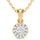 14K 0.27CT DIAMOND PENDANT