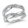 14K 0.33CT Diamond RING GUARD.