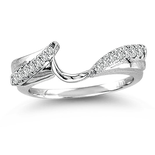 14K 0.25CT Diamond Enhancer Band