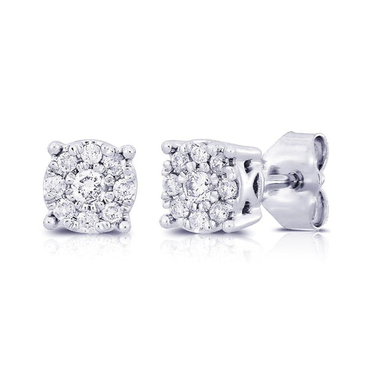 14K 0.25ct Diamond Earrings