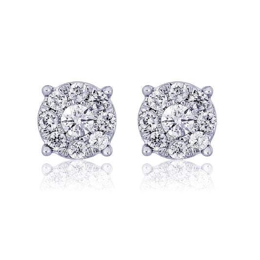 14k 0.34 Diamond Earring