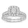 10K 0.50ct Diamond Bridal Ring