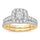 10K 0.50ct Diamond Bridal Ring