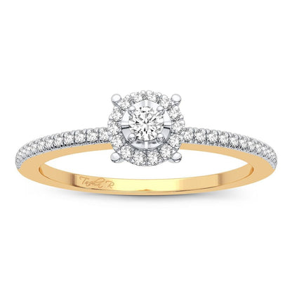 14K 0.16CT Diamond Ring