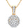 14K 0.25CT DIAMOND PENDANT
