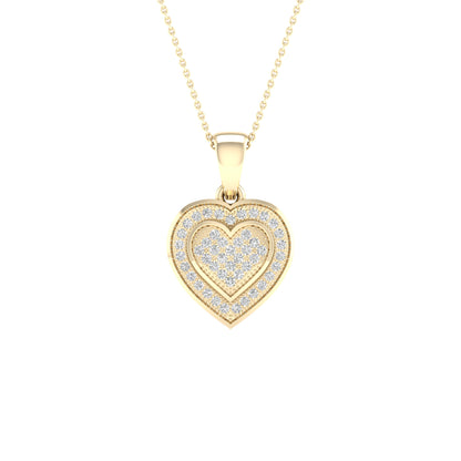 10K 0.15CT Diamond Pendant