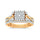 14K 0.50ct Diamond Bridal Ring