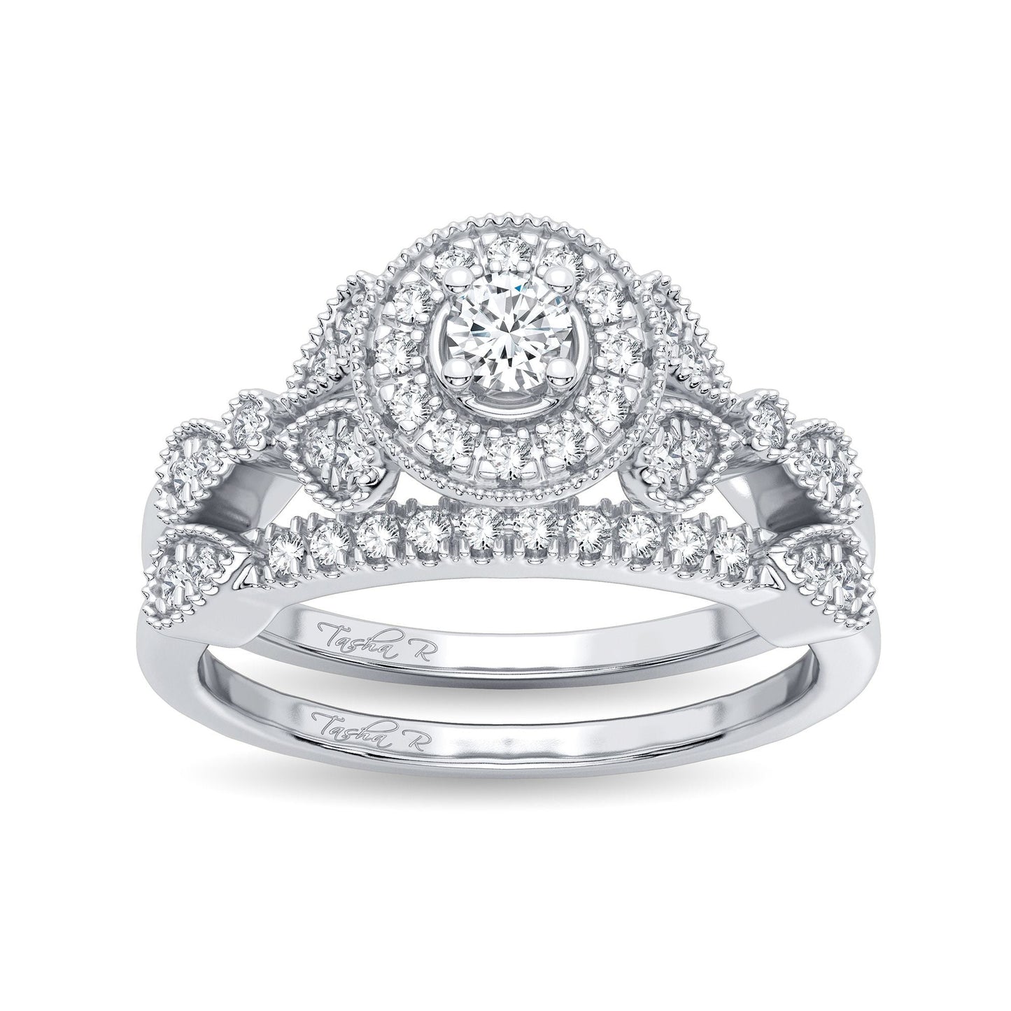 14K 0.33CT Diamond Bridal Ring