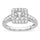 14k 0.78ct Semi-Mount Ring