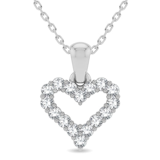 14K 0.25CT Diamond Pendant