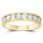 14K 0.33CT Diamond Band (9 Diamond Stones)