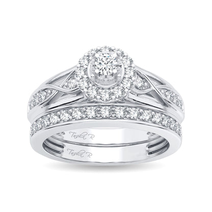 14K 0.54CT Diamond Bridal Ring