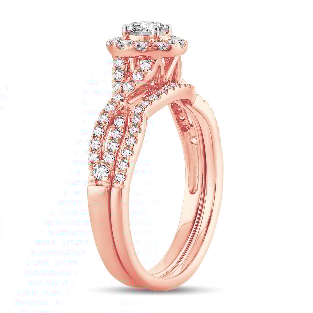 14K 0.75CT Diamond BRIDAL RING