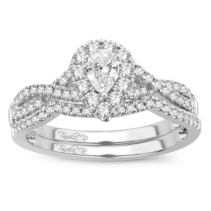 14K 0.75 Fancy Cut Bridal